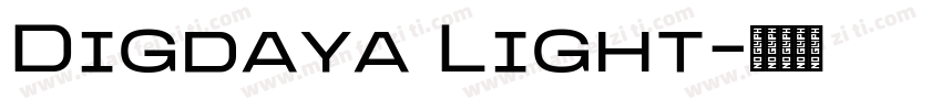Digdaya Light字体转换